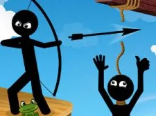 Héroe Stickman maestro del arco